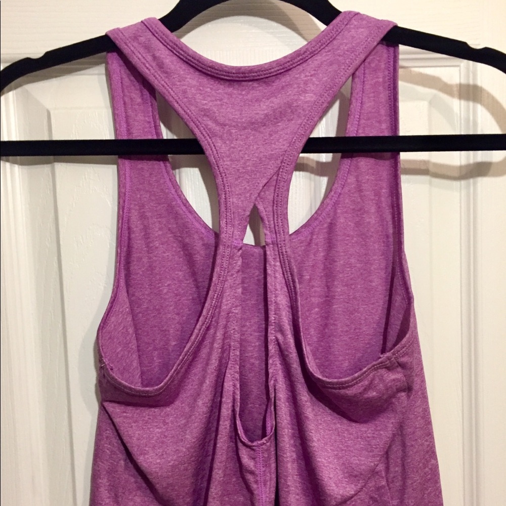 Reebok Pink/Purple Workout Tank w/ Keyhole Back